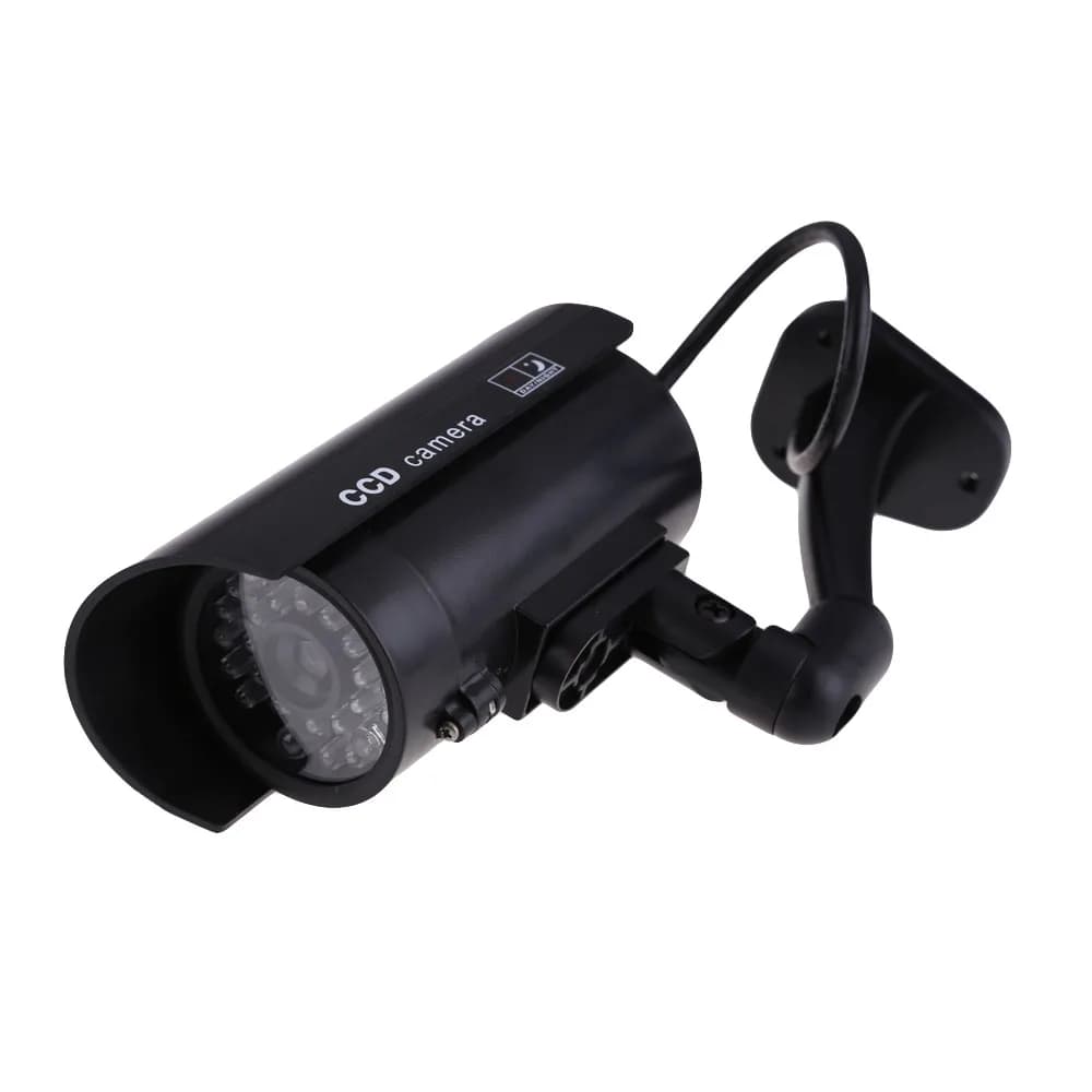 Caméra de sécurité de surveillance avec moniteur de lumière LED clignotante, simulation, vol, RobMpP