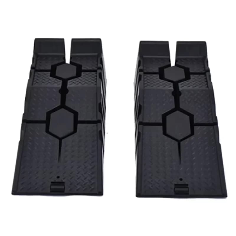 Rampes de voiture robustes noires de 2500kg, rampes de travail antidérapantes de 900mm de Long pour