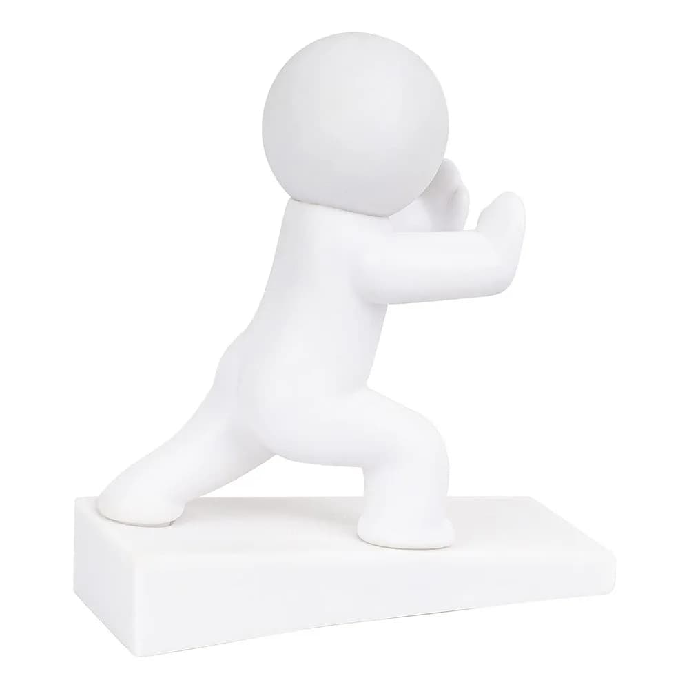 Butée de porte décorative amusante en forme de dessin animé, antidérapante, sans perçage, avec figur