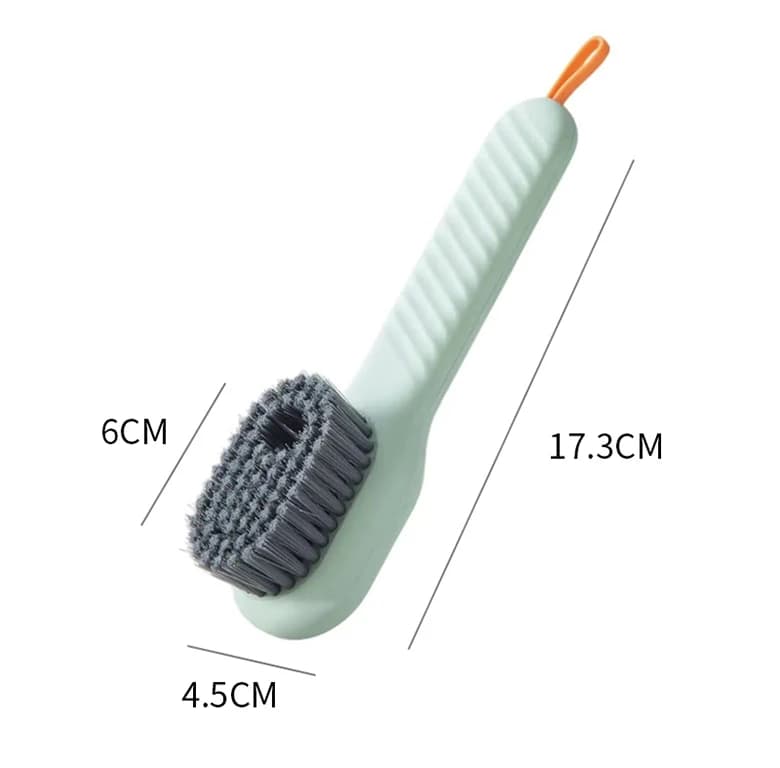 Brosses de nettoyage multifonctionnelles en plastique pour chaussures et tuyaux, sans éponge, en sto