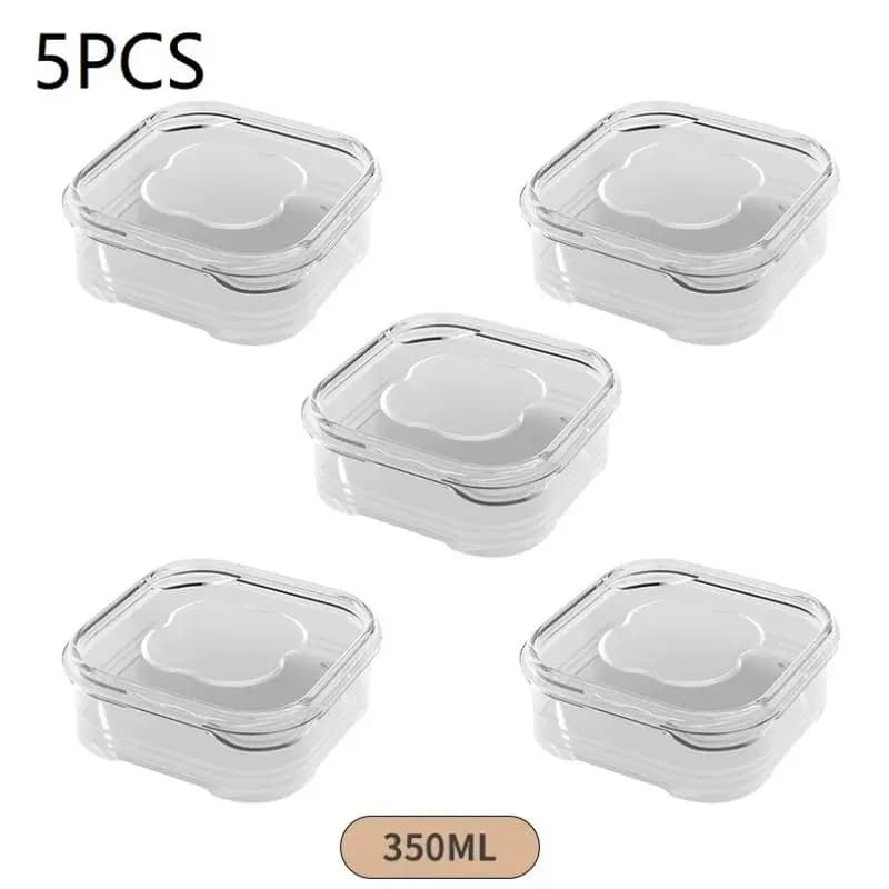 Boîte de conservation de la viande, 5 pièces, réfrigérateur, conserve les aliments, pot de stockage