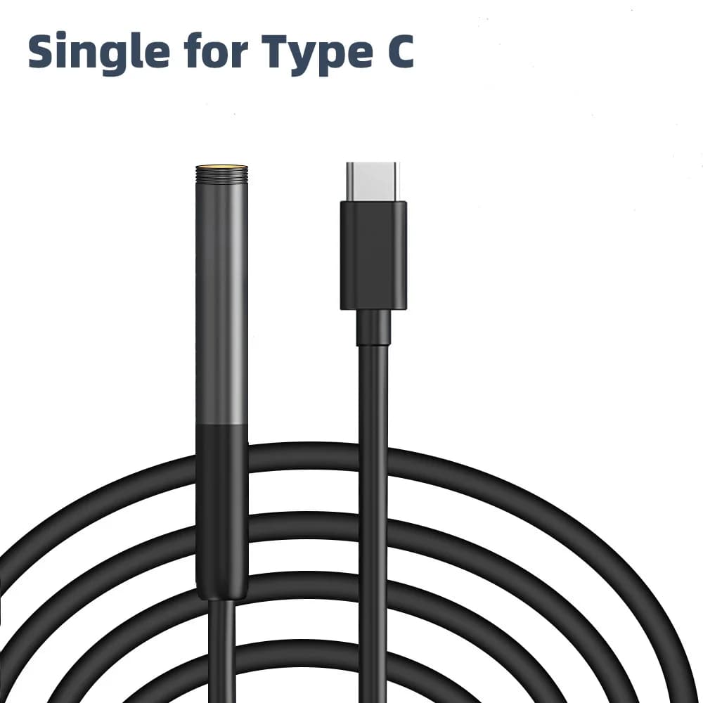 INSKAM-Mini Caméra d'Inspection Endoscopique 3 en 1, Micro USB/Type-C, pour IOS iPhone, Endoscope de