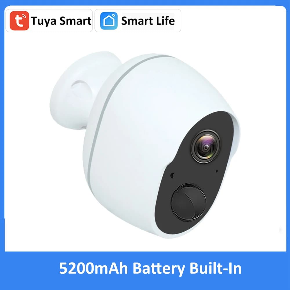 Alexa Google 3MP batterie Rechargeable solaire WiFi sécurité infrarouge CCTV Protection IP66 sirène