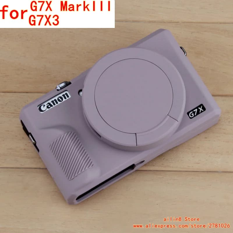 Sac pour appareil photo en silicone souple pour vlog, étui pour appareil photo, coque de protection