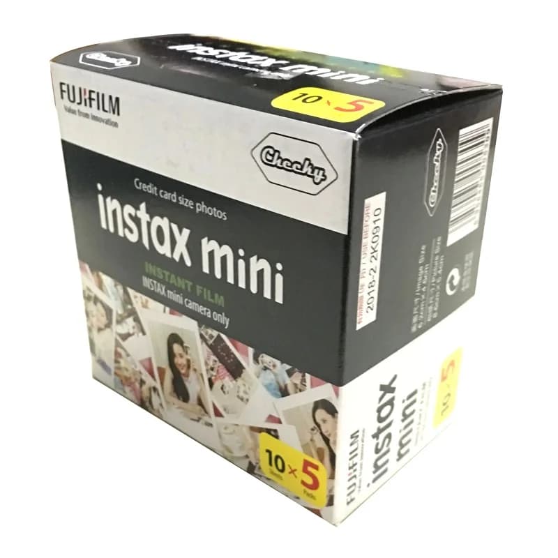 50/60 feuilles Fujifilm Instax Mini Film bord blanc Instax Mini 12 11 9 8 7s 70 90 SP-2 LINk LiPlay