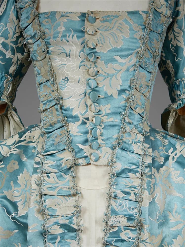 Robe Marie-Antoinette du 18ème siècle, Robe à La Francaise, Costume Rococo sur mesure