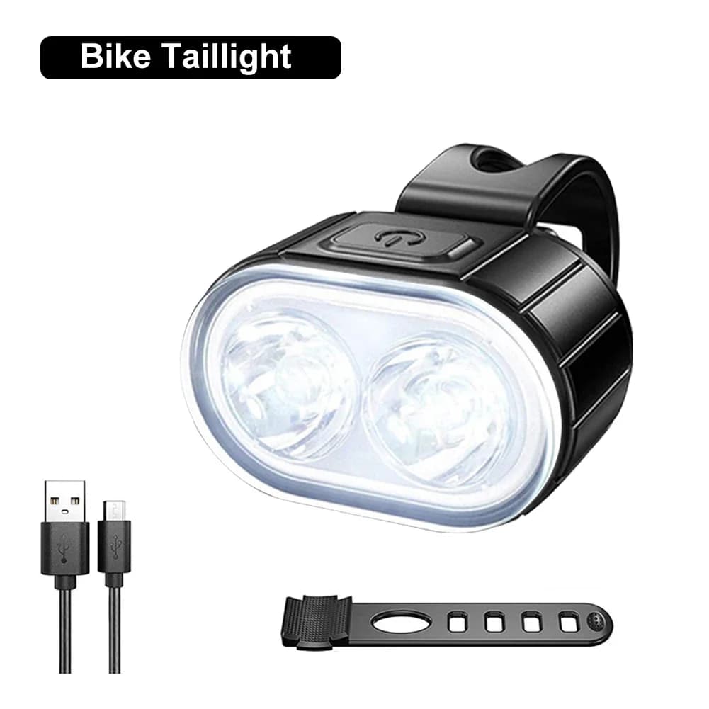 Kit d'éclairage LED pour vélo - Feux avant et arrière pour vélo, lampe de vélo, feu arrière, lantern