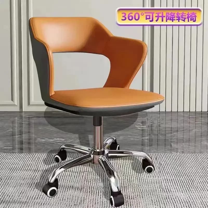 Roues accoudoirs chaise De bureau jeu ergonomique Mobile vanité chaise De bureau salon confortable S