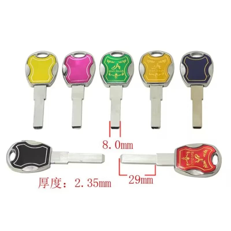 Clé vide pour porte de maison, outils de serrurier, 10 pièces/lot, B544