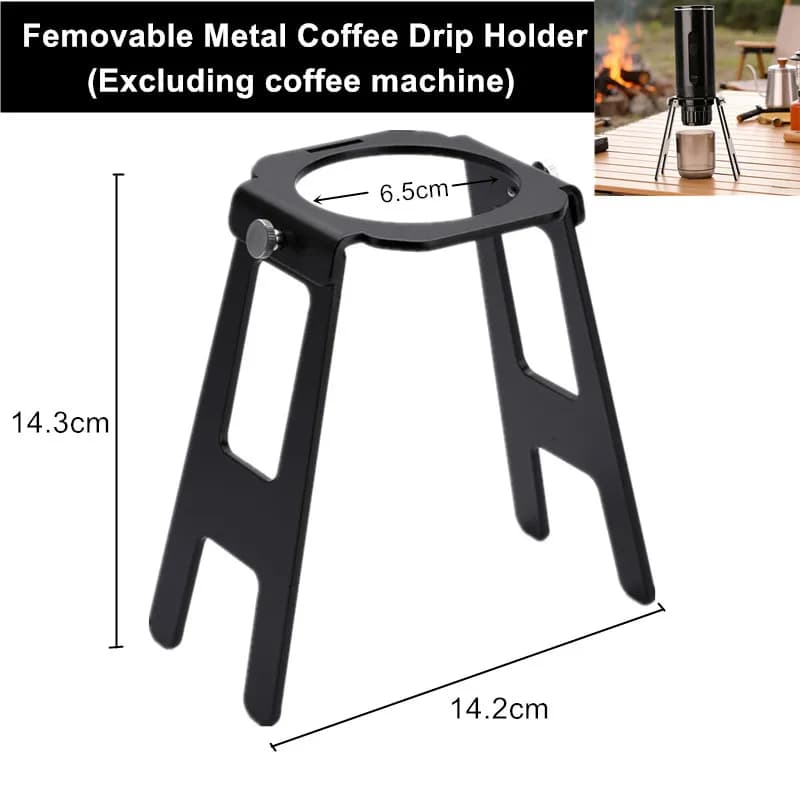 JFBONIN Machine à café électrique portative Machine à café moulu à capsules pour café en poudre et c