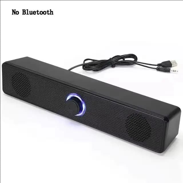 Barre de son pour PC, haut-parleur filaire et Bluetooth, alimentée par USB, pour TV, PC, ordinateur