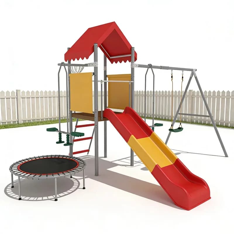 Aire de jeux extérieure pour enfants : Nouvelle conception d'équipement de parc d'attractions, tobog