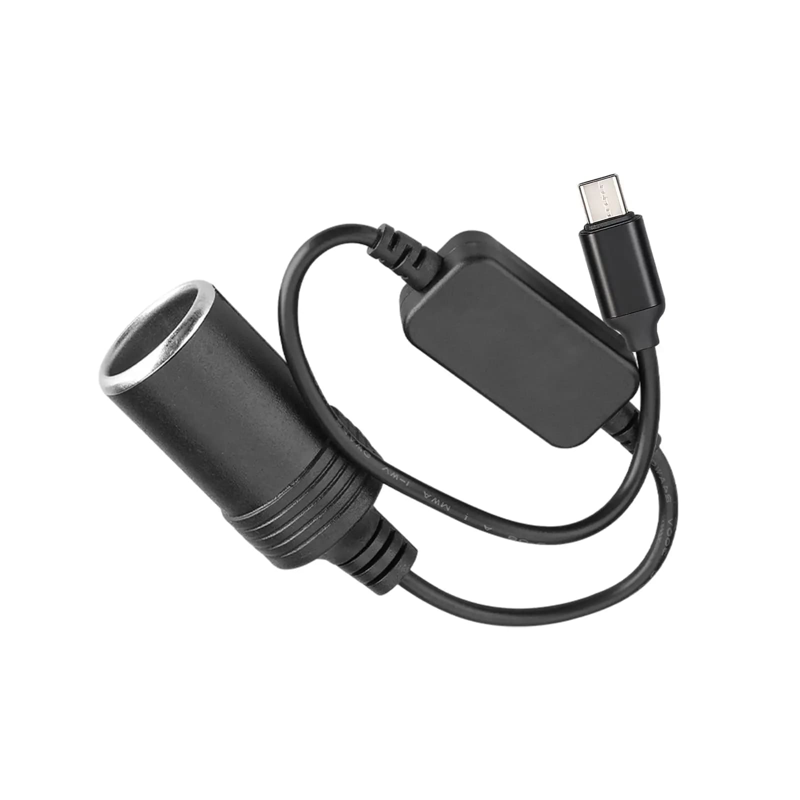 Adaptateur allume-cigare 5V à 12V, Type-C/USB mâle à femelle, convertisseur pour allume-cigare, acce