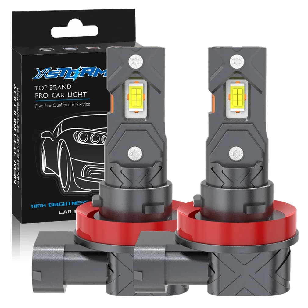 Ampoules de phares de voiture LED H8 H11, Canbus 9005 HB3 9006 HB4 CSP, 100W Turbo, lampe automatiqu