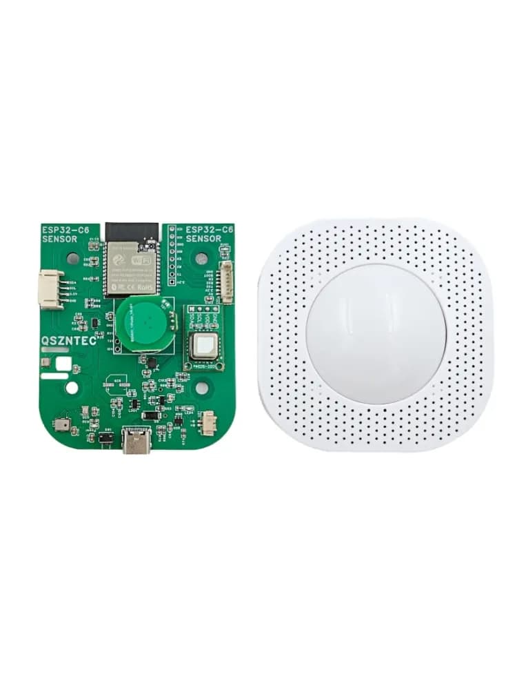 ESP32-C6 Multi-capteur capable de détecter le CO2, les COV, l'IMU, la température, l'humidité, la pr