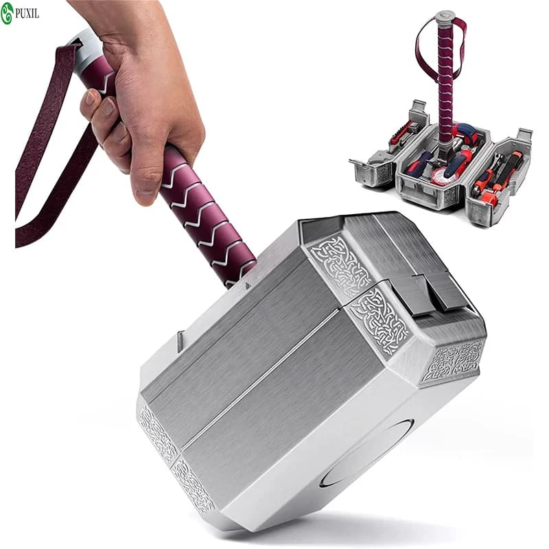 Boîte à outils Thor Hammer, ensemble d'outils combinés de matériel multifonctionnel domestique, répa