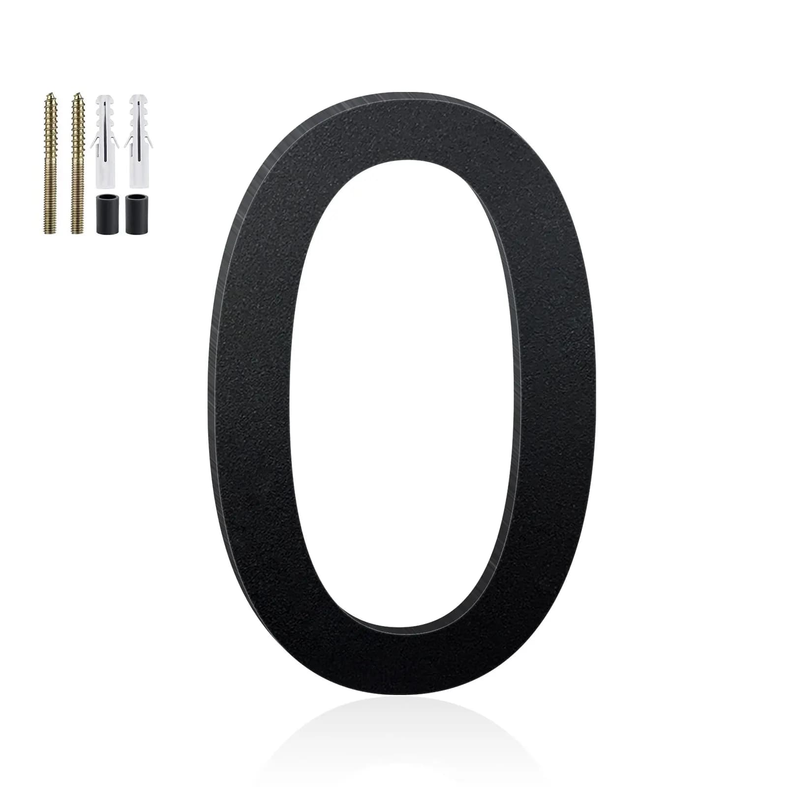 Lettres en aluminium noir de 3 à 12 pouces, numéros d'adresse flottants pour l'extérieur, lettres et