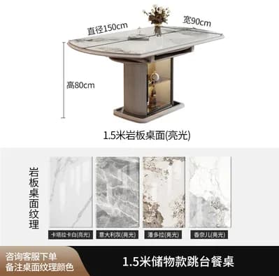 Table à manger ronde en marbre, meuble De luxe moderne pour salon, style nordique minimaliste, meubl