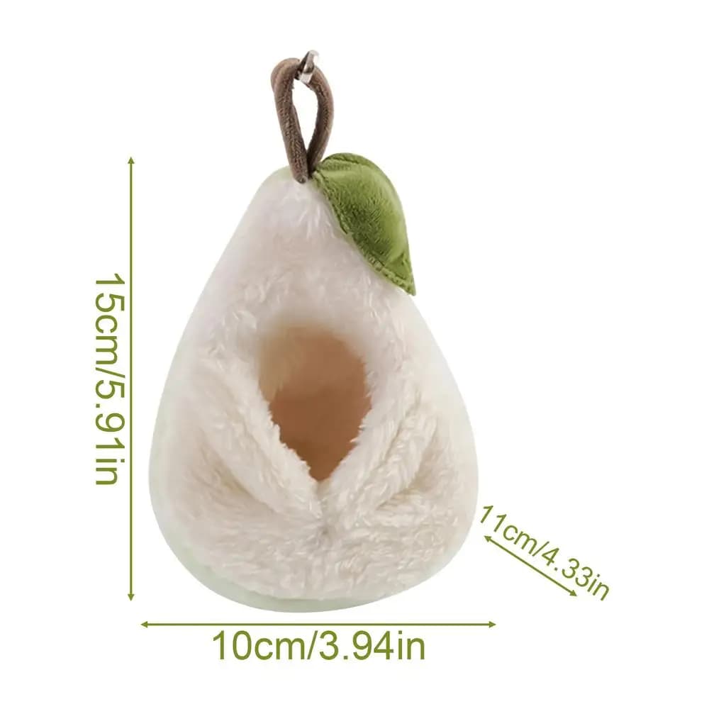 Hamac pour chinchilla avec maison à crochet, décoration amusante, lit amusant pour hamster, nid chau