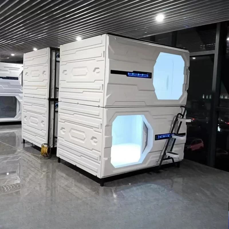 Lit de couchage à capsule spatiale, nouvel équipement de meubles d'hôtel pour chambre à capsules