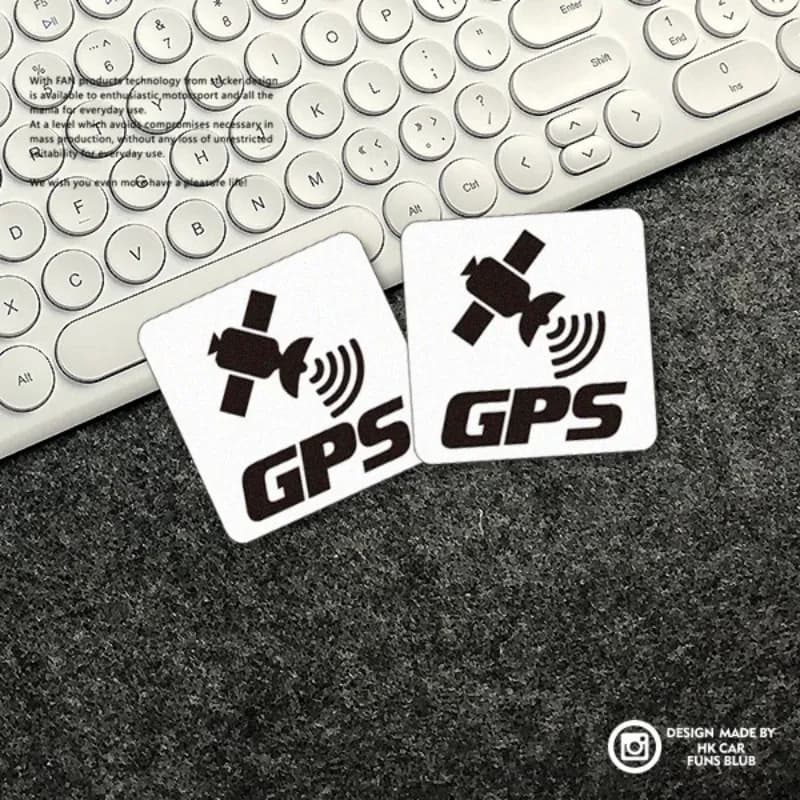 Autocollant d'alarme de suivi GPS, autocollant d'avertissement en vinyle réfléchissant, autocollants