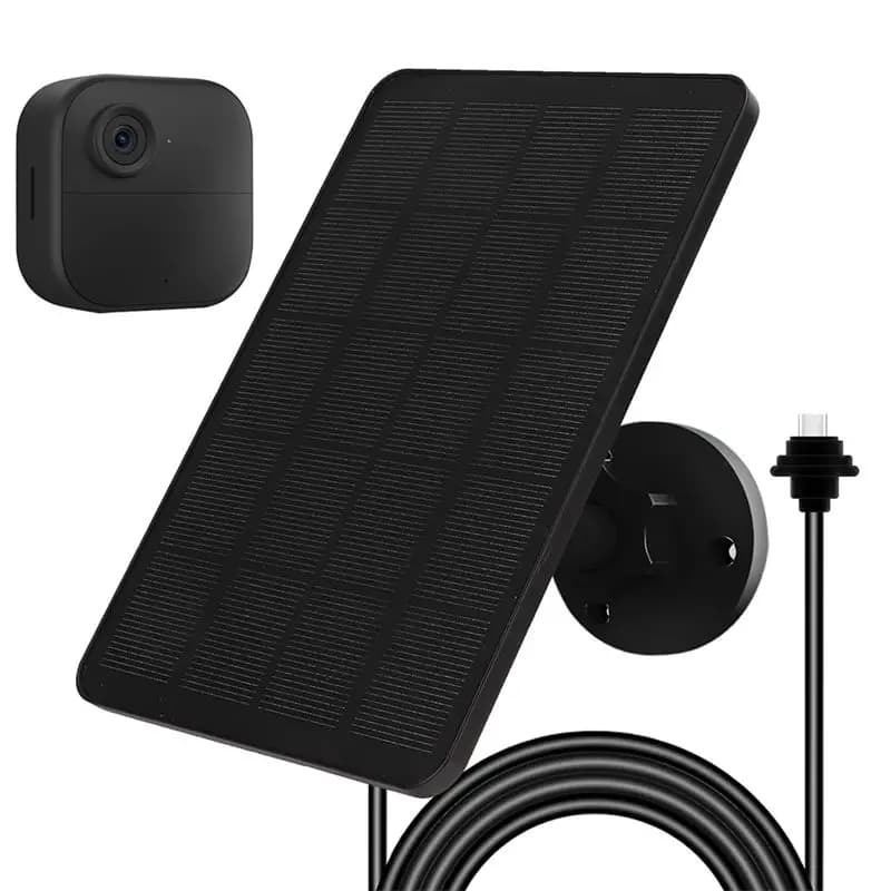 ABUO-For Blink Outdoor 4 (4e génération) pour caméra, panneau solaire - 4W, comprend un câble d'alim