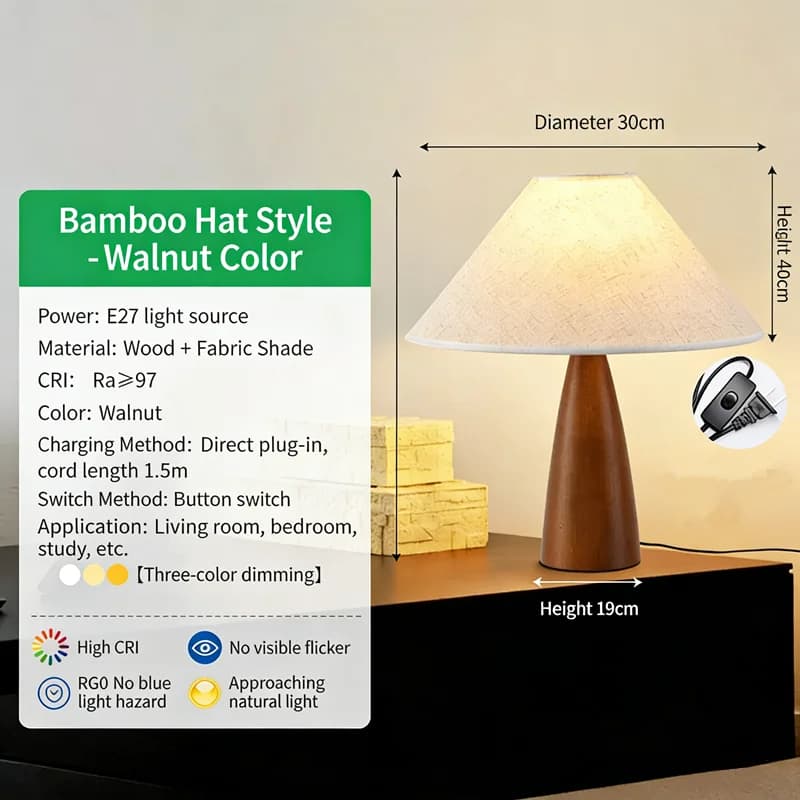 Lampadaire moderne du milieu du siècle Designer Wabi Sabi lampadaire rustique en bois naturel pour s