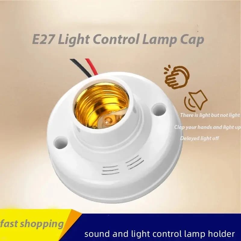 Vontrol – lampe à vis E27, contrôle de la lumière automatique, capuchon de lampe AC180-240V, économi