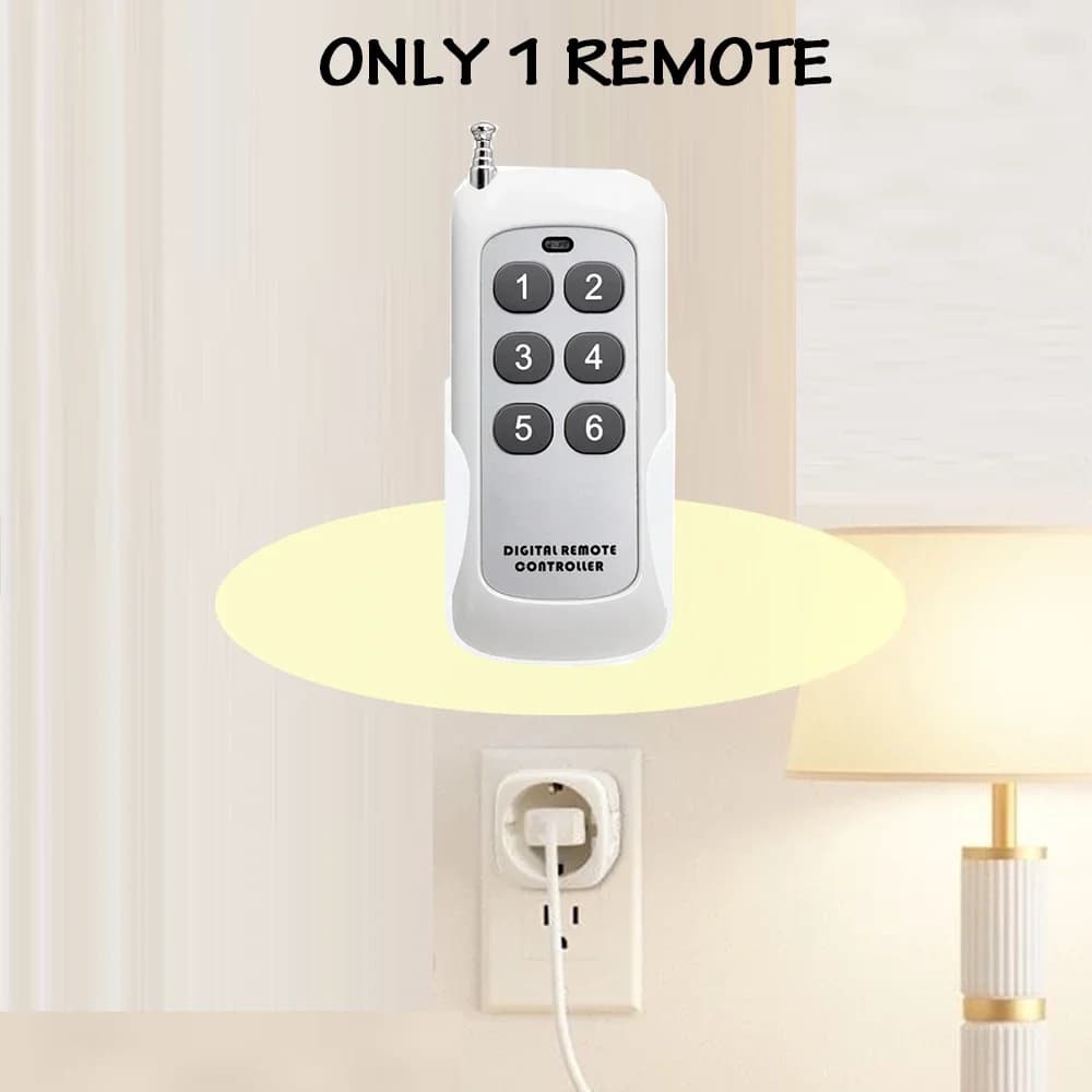 Interrupteur universel sans fil pour télécommande RF, 500M, prises électriques AC 110V 220V, prise u