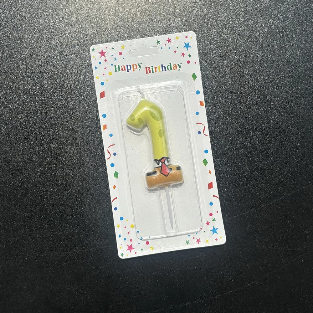 Bougie Bob l'éponge, bougie d'anniversaire, décoration de gâteau, bougies de fête, fournitures de fê