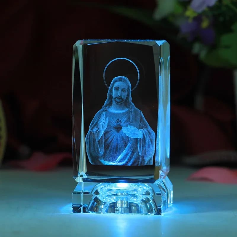 Figurine religieuse sur croix, Keepplex chrétien, Jésus-Christ sur la croix, ifixion ANE, statue en