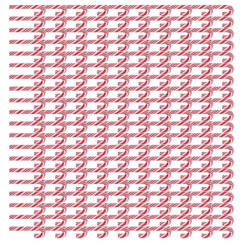 Hot Trend-120Pcs rouge et blanc à la main canne à bonbons de noël Miniature nourriture maison de pou