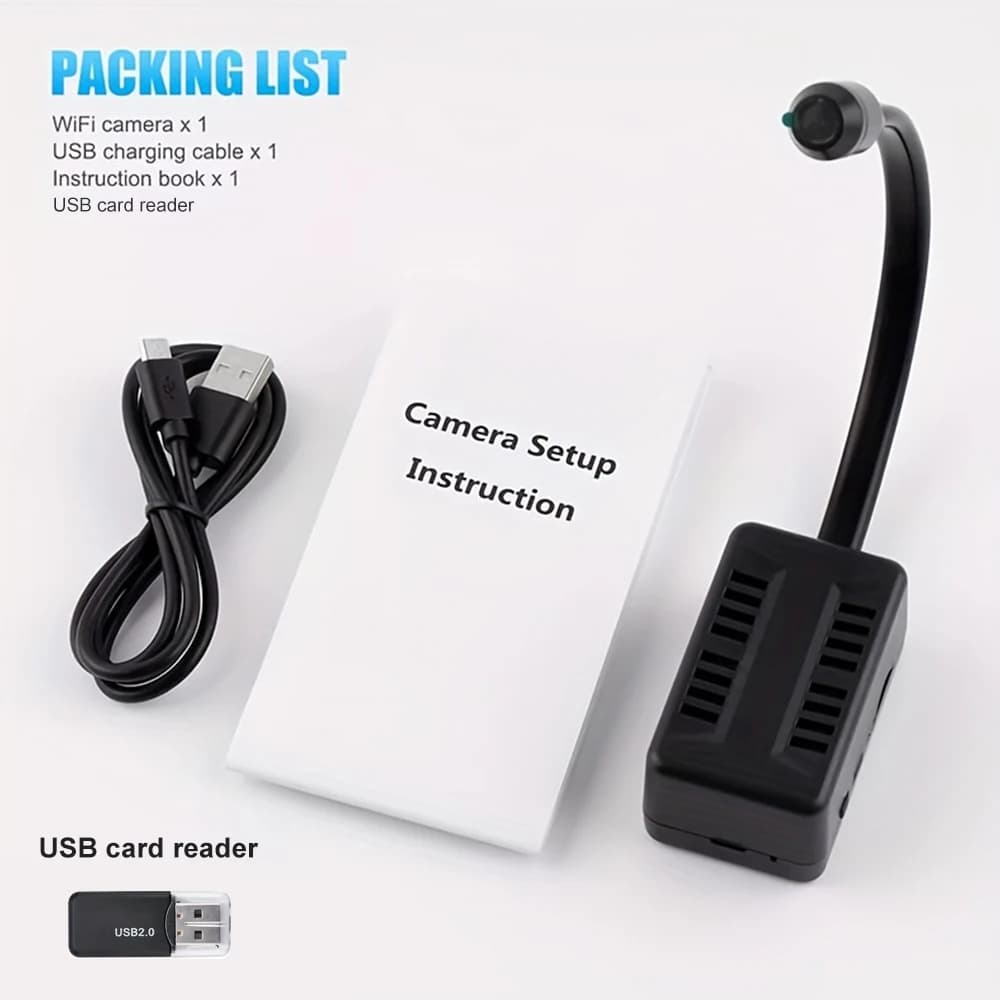 Mini caméra de surveillance Wifi, surveillance à distance, HD 1080P, caméra IP sans fil domestique,