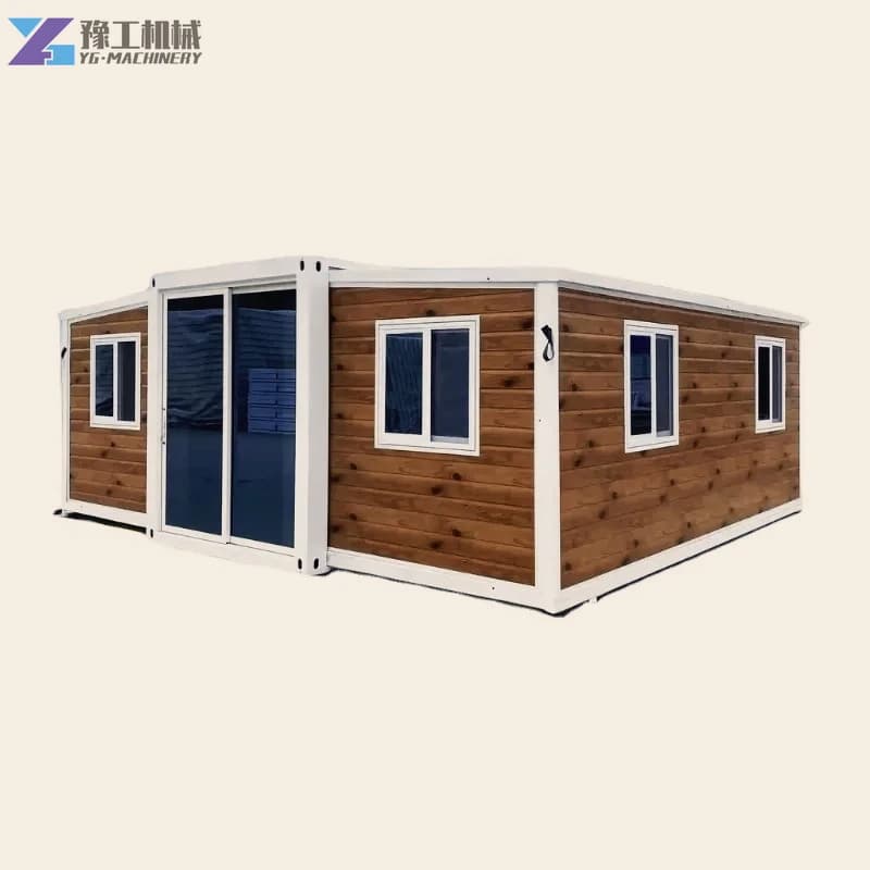 Maison conteneur pliable 3 chambres de luxe 40ft 20ft, Tiny House mobile et extensible, prix pour l'