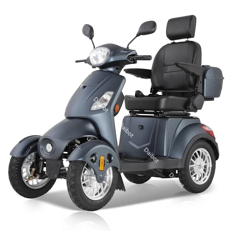 Scooter électrique familial à 4 roues pour adultes handicapés personnes âgées avec Certification CEE