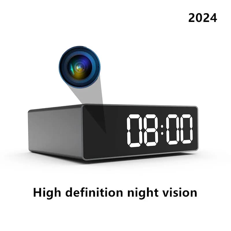 1080P Vision nocturne horloge caméra secrète Invisible caméra surveillance de sécurité à domicile pr