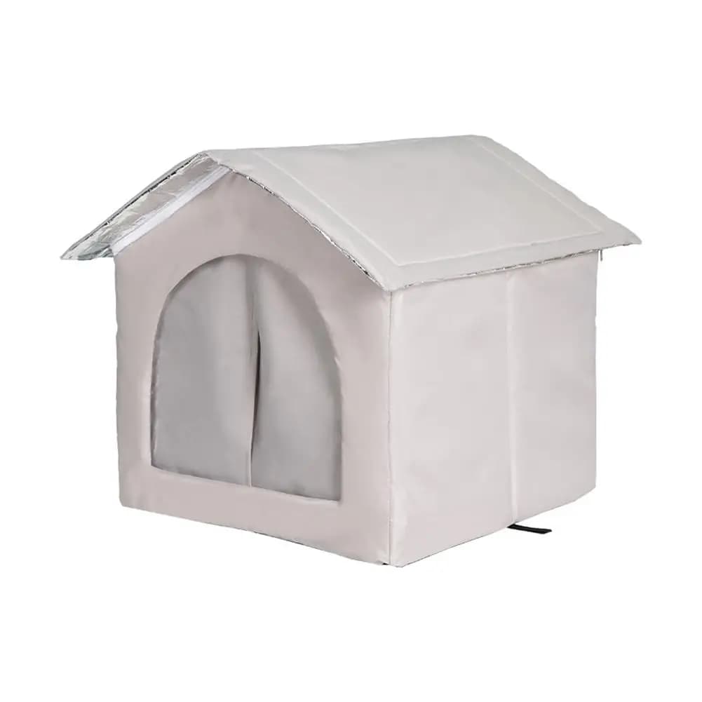 Maison d'extérieur pour chat, tissu Oxford résistant aux intempéries, cachette pour chat, chaude et