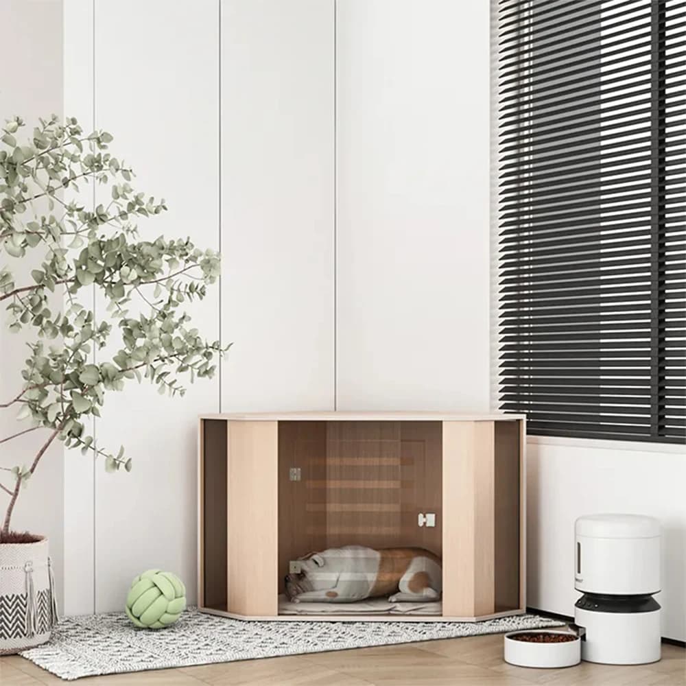 Cage en bois personnalisée pour animaux de compagnie, meubles de maison pour chiens et chats, Cage i