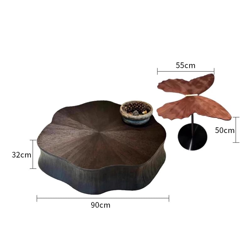 Table basse Design de luxe Simple affichage italien Table basse esthétique Glam clair Muebles Para E