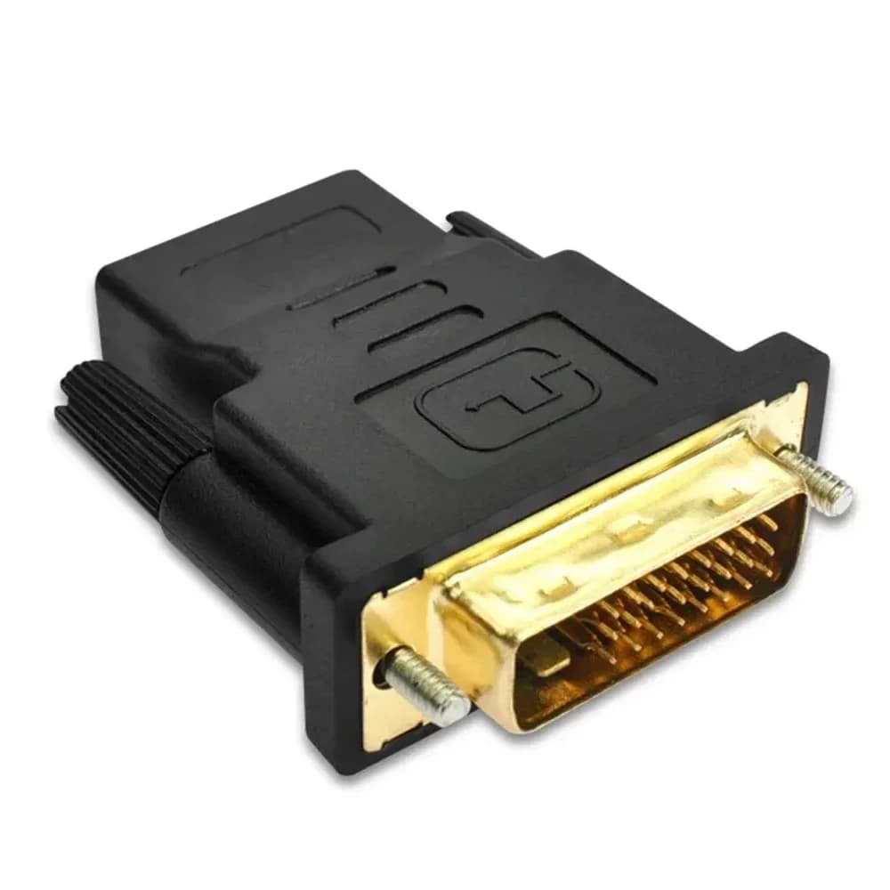 Adaptateur de câble 1080P DVI 24 + 1 vers HDTV, convertisseur de connecteur bidirectionnel DVI mâle