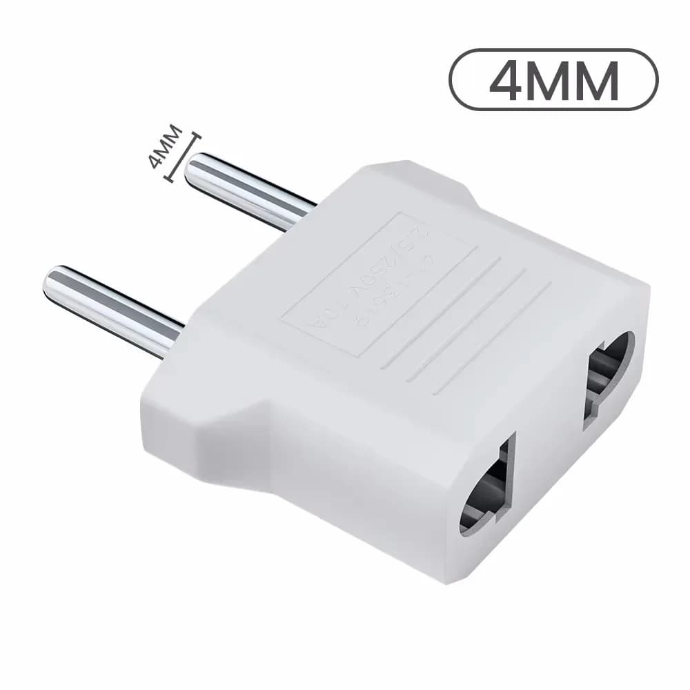 Elough 1-10 pièces adaptateur de prise US vers ue 4.0/4.8mm prises électriques adaptateurs ue Euro K