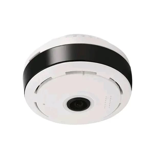 Petite caméra de surveillance Wifi 360° ° Caméras IP panoramiques avec audio bidirectionnel, 3MP,