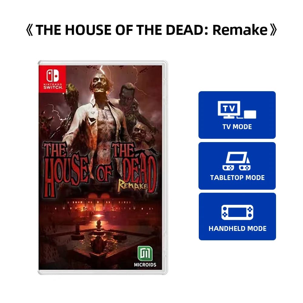The House of the Dead Remake - Offres de jeux pour la série Nintendo Switch, carte de jeu physique,