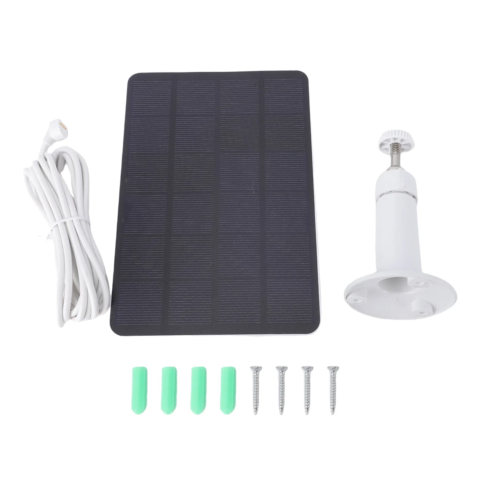 Panneau solaire 10W pour caméra Google Nest monocristallin PET EVA étanche avec câble de 9,8 pieds s