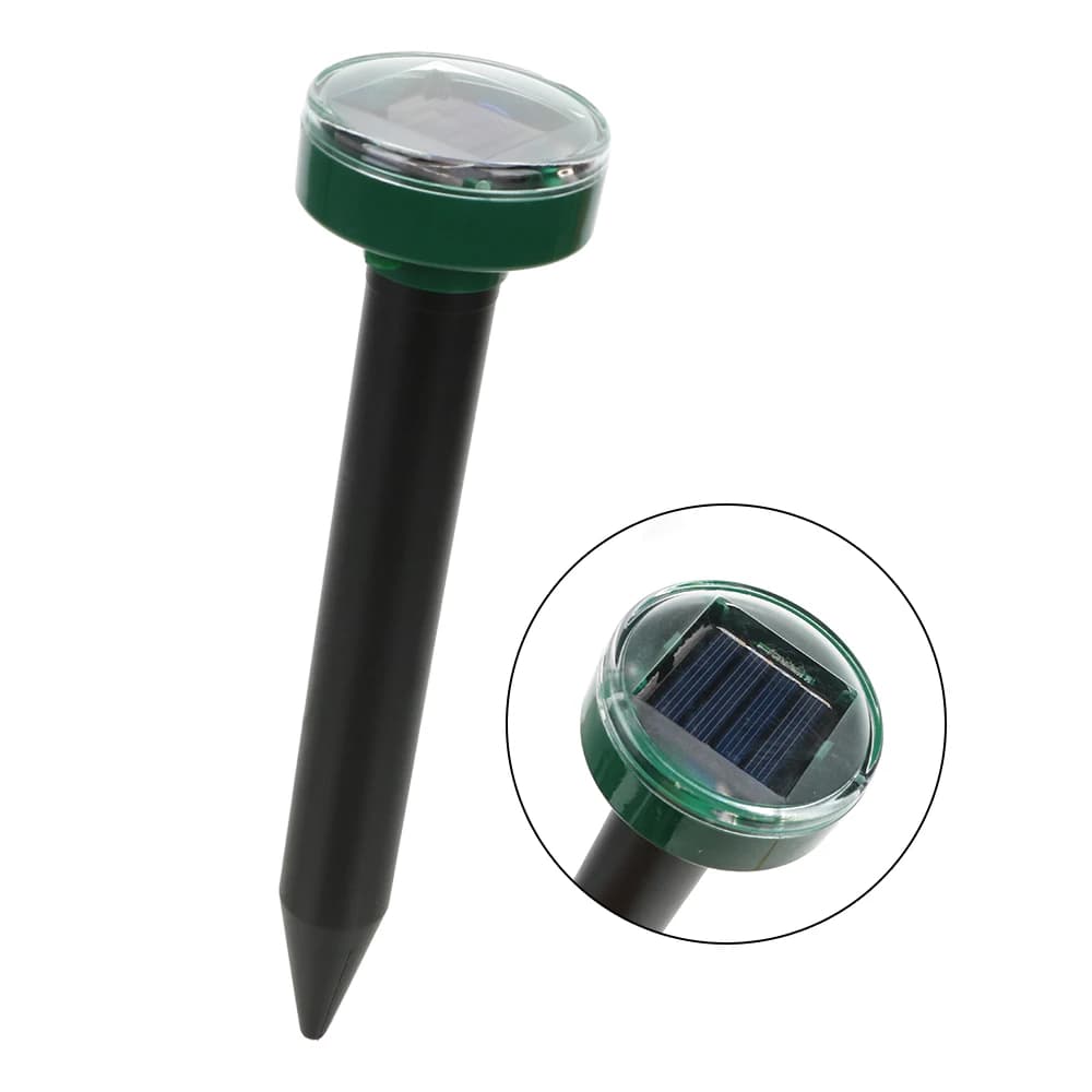 Répulsif anti-moustiques à énergie solaire, répulsif antiparasitaire à ultrasons, répulsif de taupe,