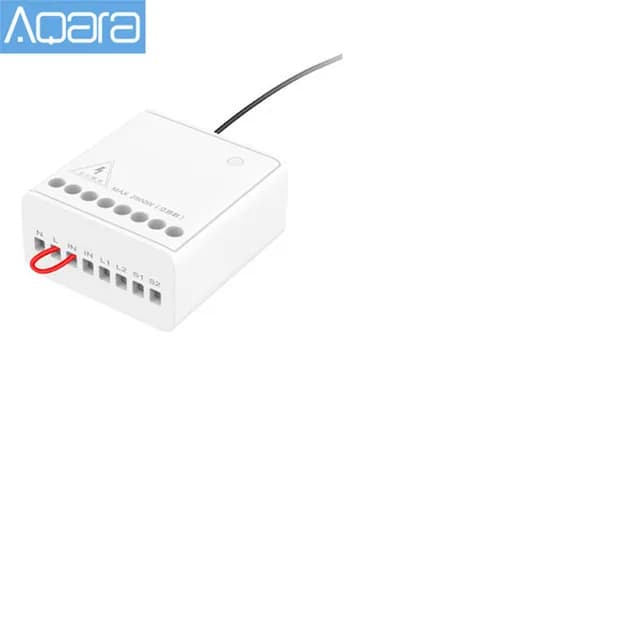 Module de contrôle bidirectionnel Aqara, contrôleur de relais sans fil, minuterie intelligente, 2 ca