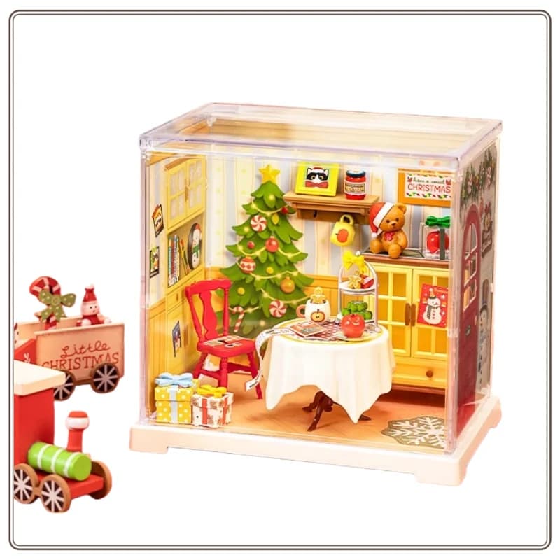Newrolife noël Super monde assemblé jouet bricolage Collection maison enfants nouvel an anniversaire