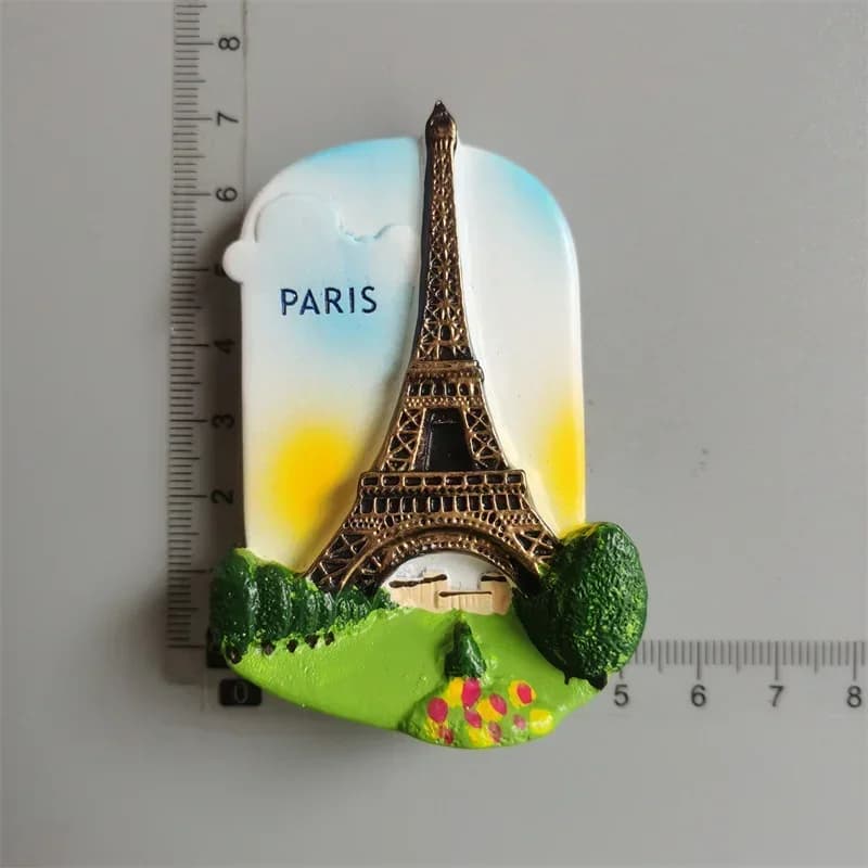 Paris France Souvenir touristique aimants pour réfrigérateur tour Eiffel autocollants magnétiques fr