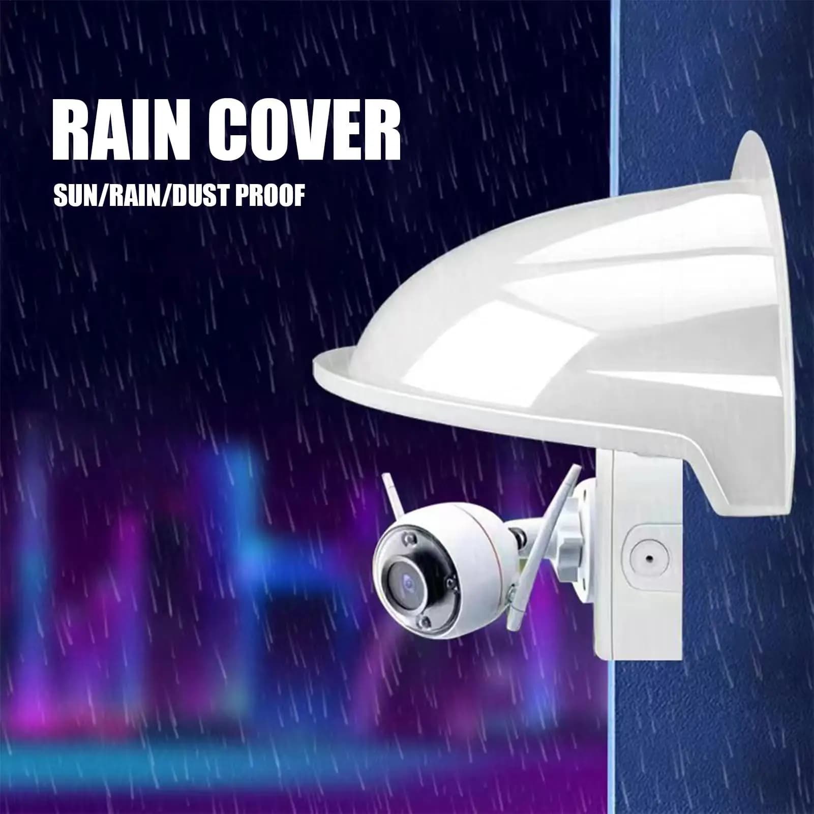 Housse de protection anti-poussière et anti-pluie pour caméra de sécurité murale, protection contre