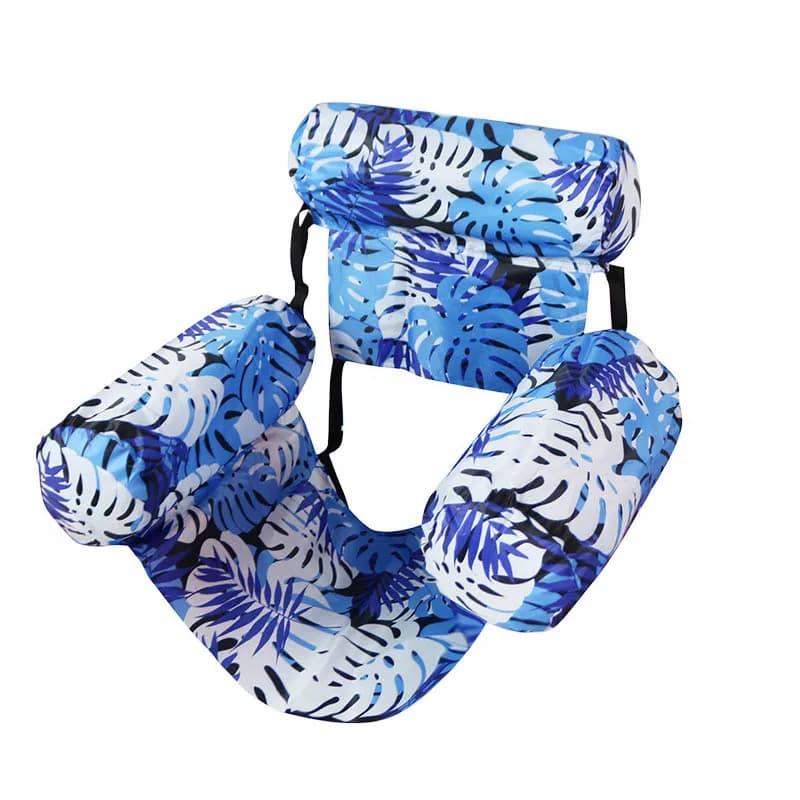 Nouveau été piscine eau hamac Air matelas lit plage Sports nautiques chaise longue gonflable pliable